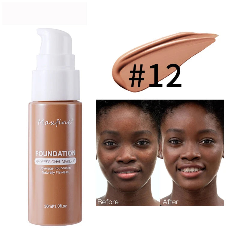 Liquid Foundation Concealer Waterproof Sweat-resistant Makeup