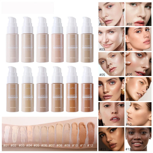 Liquid Foundation Concealer Waterproof Sweat-resistant Makeup