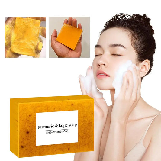 100g Turmeric Hand Made Soap, Lemon Kojic Acid