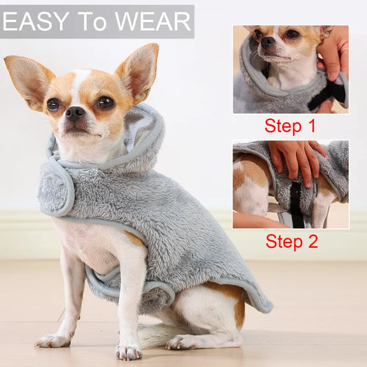 Vest For Winter Warm Fleece Pet Coat & cat
