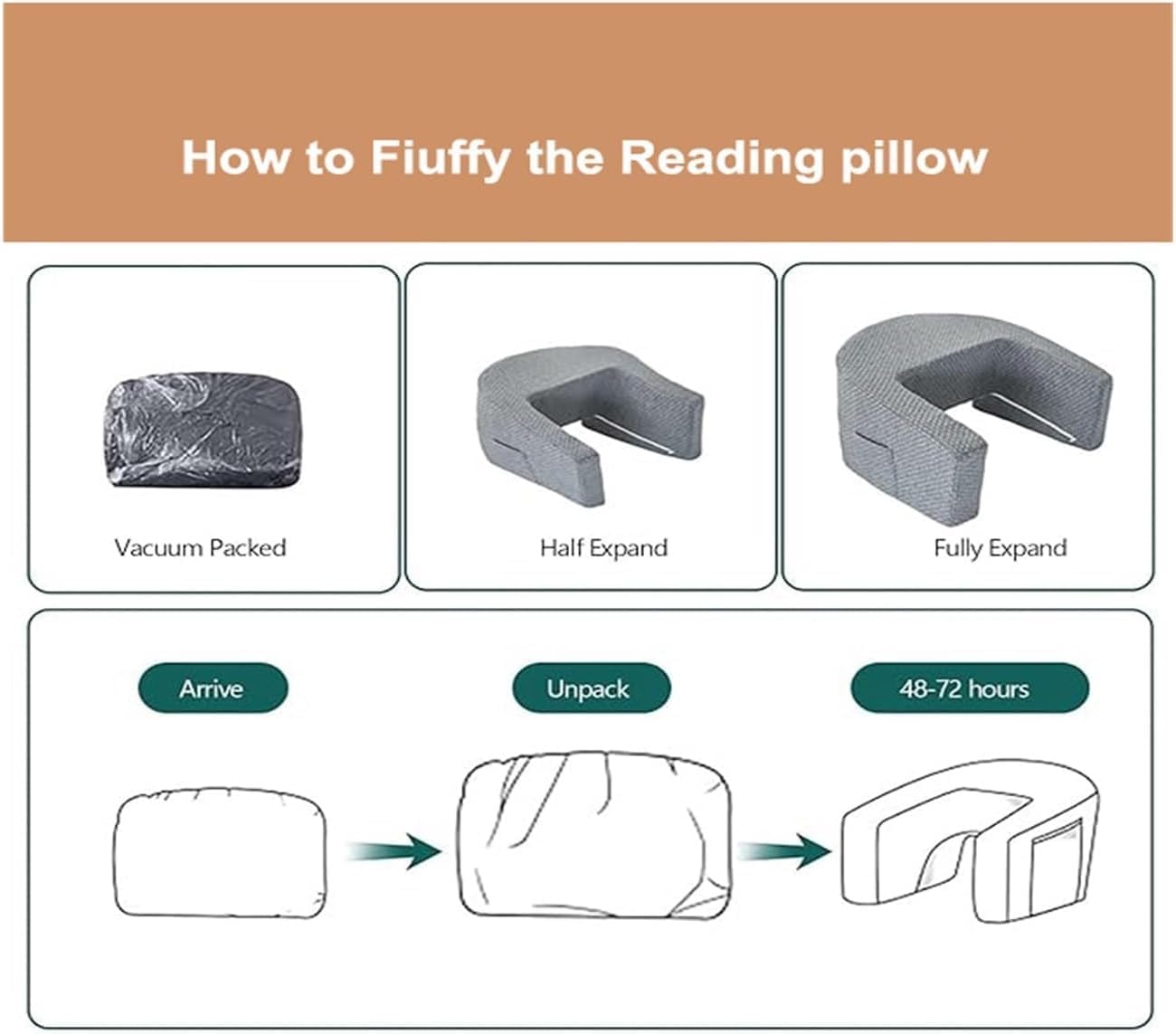 Grand coussin repose-bras