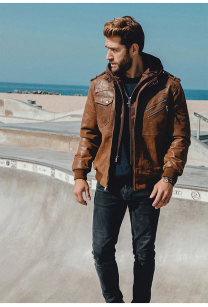 Men's Real Leather Jacket