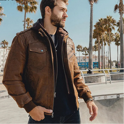 Men's Real Leather Jacket