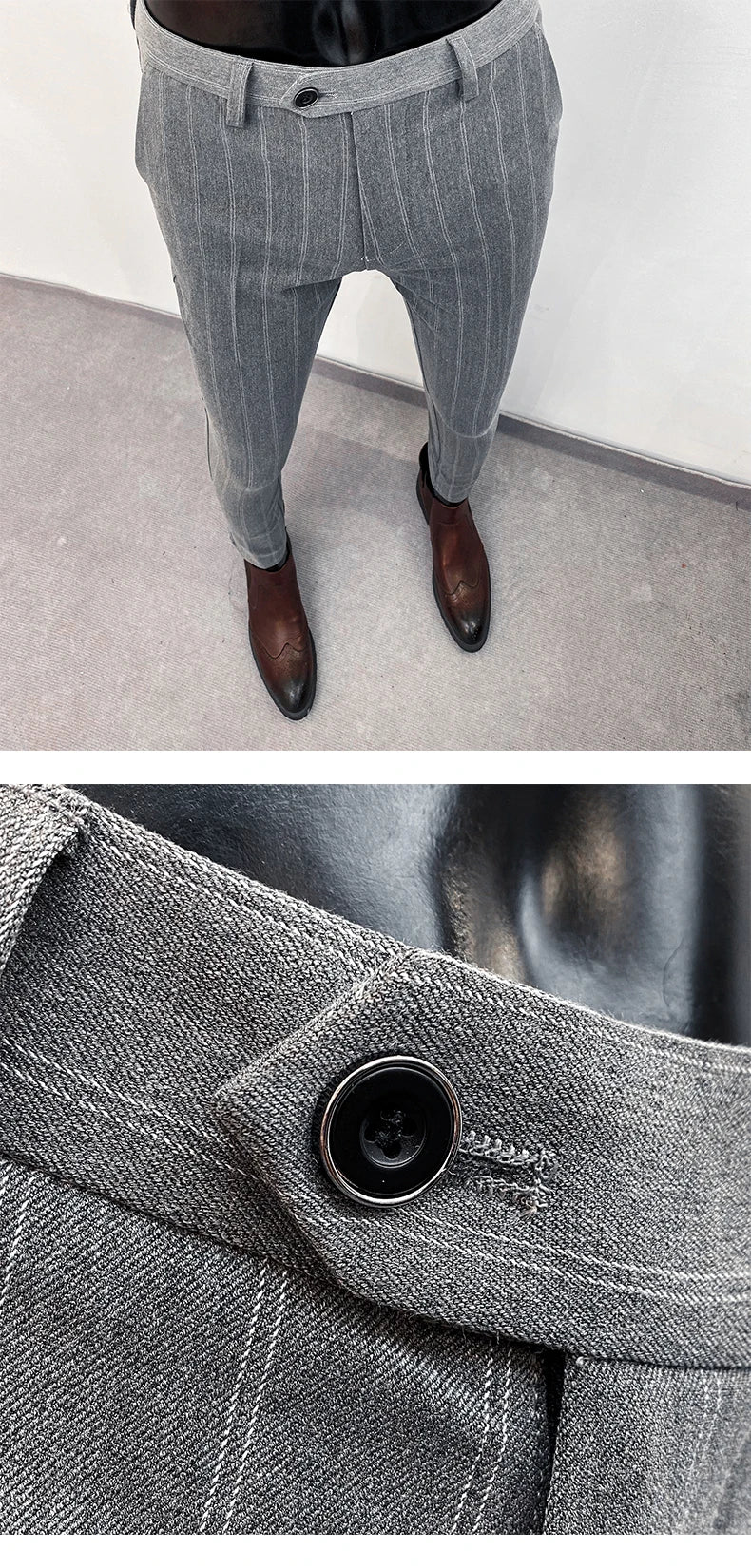 Stretch Slim Fashion New Men Clothing