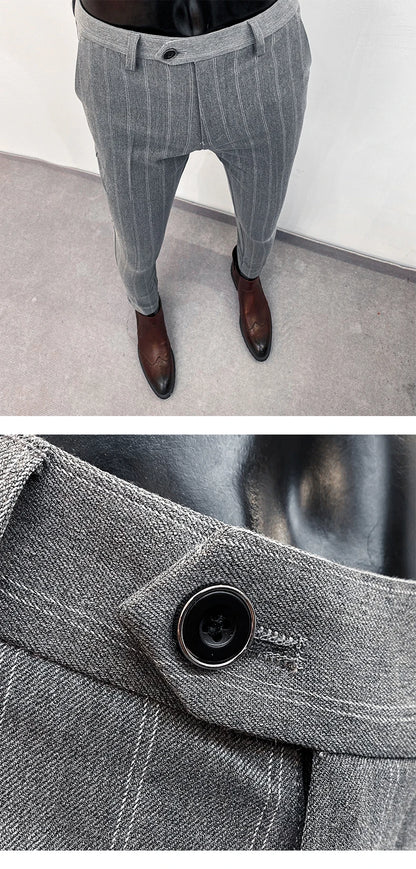 Stretch Slim Fashion New Men Clothing