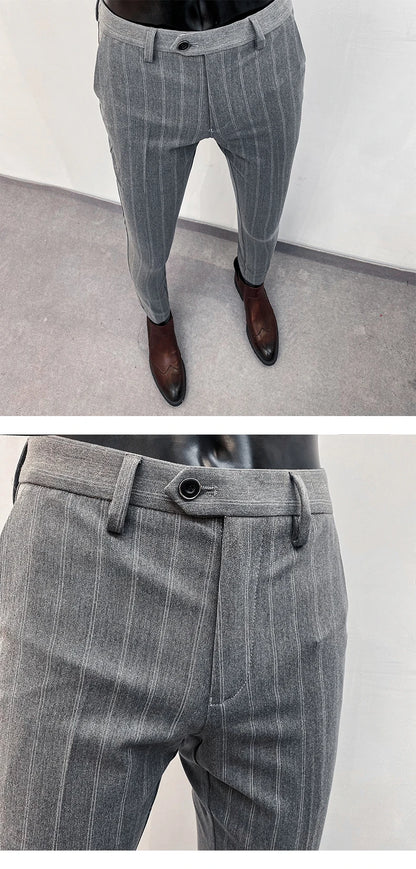 Stretch Slim Fashion New Men Clothing