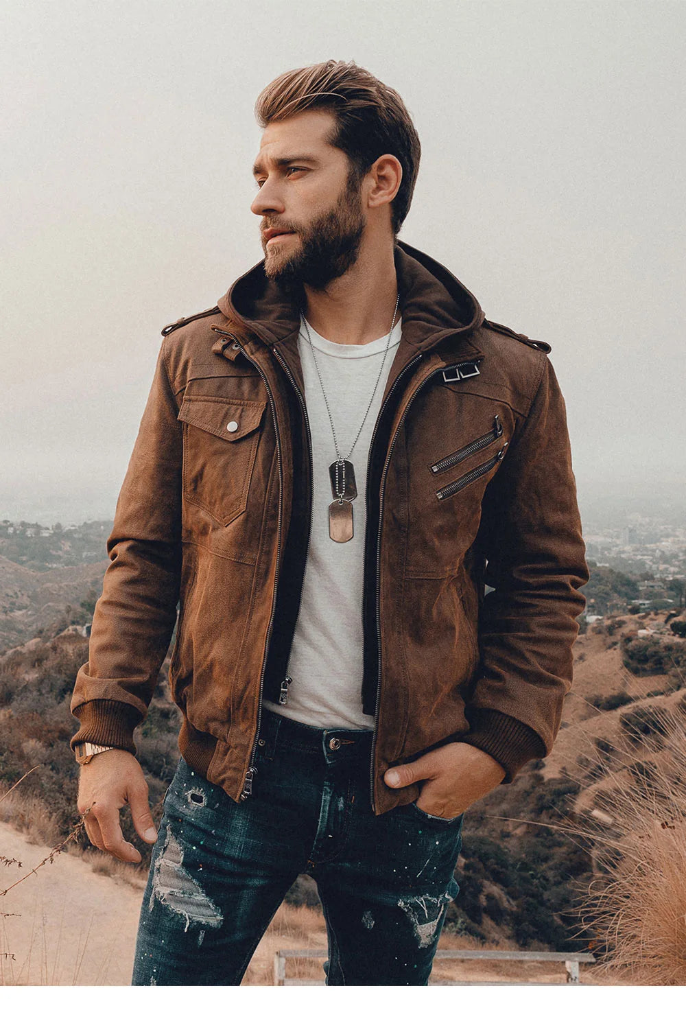 Men's Real Leather Jacket