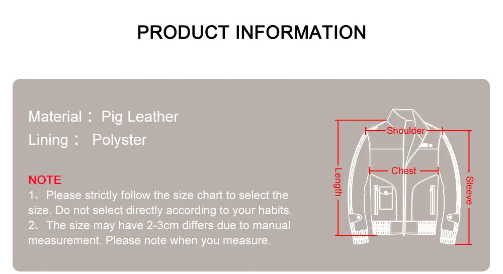 Men's Real Leather Jacket