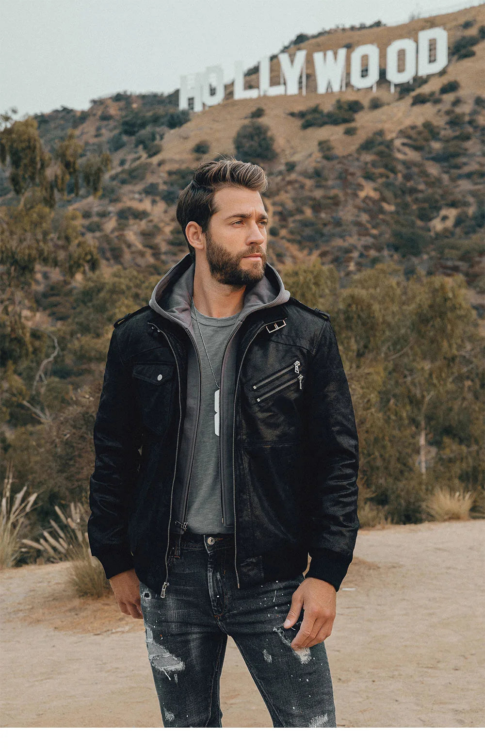 Men's Real Leather Jacket