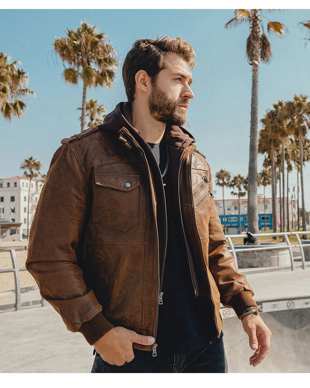 Men's Real Leather Jacket