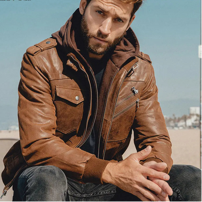 Men's Real Leather Jacket