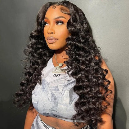 Full Deep Water Wave Lace Frontal Wig