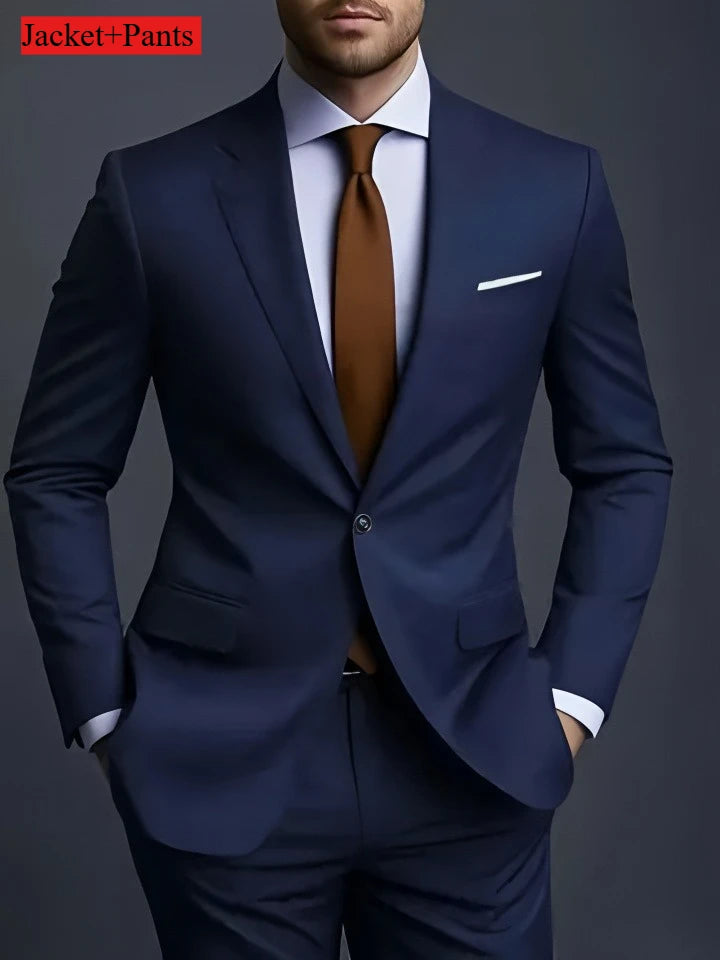 Elegant Men's Suit Sets- Slim Fit