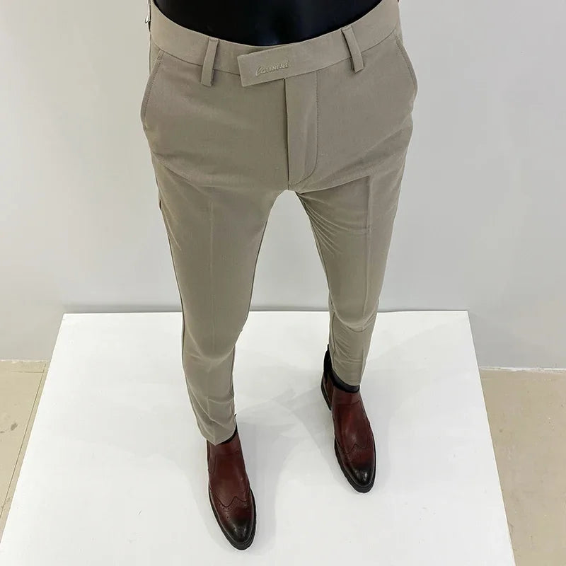 Stretch Slim Fashion New Men Clothing
