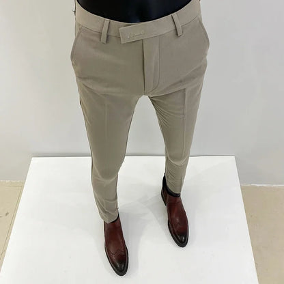 Stretch Slim Fashion New Men Clothing
