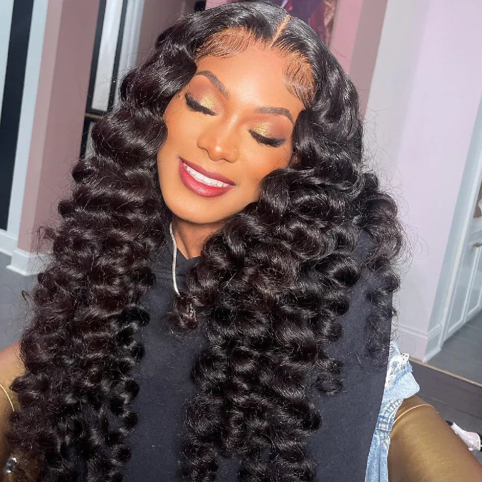 Full Deep Water Wave Lace Frontal Wig