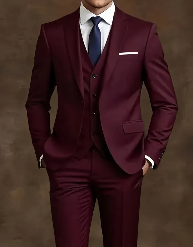 Elegant Men's Suit Sets- Slim Fit