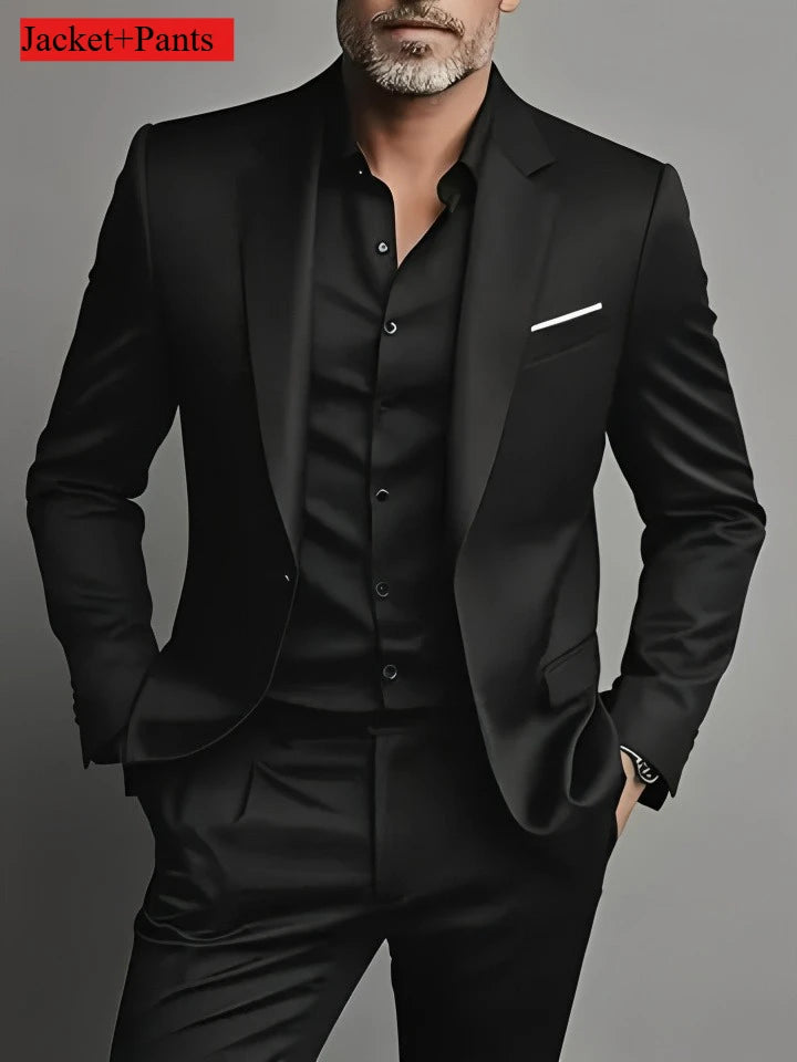 Elegant Men's Suit Sets- Slim Fit