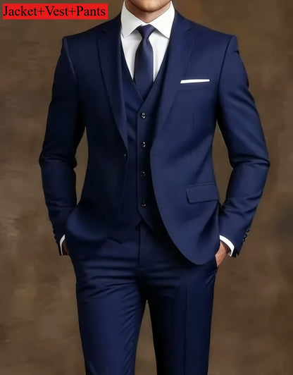 Elegant Men's Suit Sets- Slim Fit