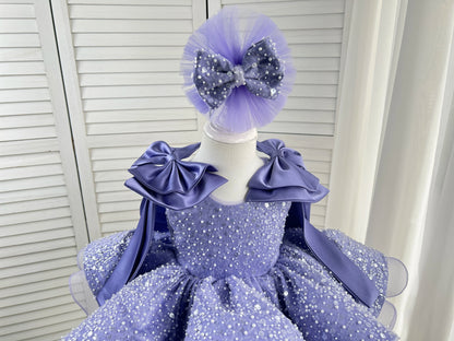 Light luxury baby girl beauty pageant dress