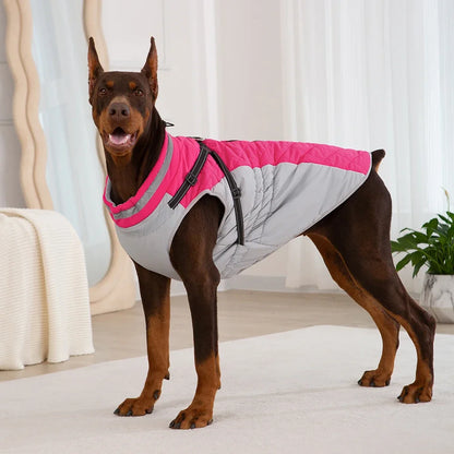 Waterproof Pet Jacket With Harness