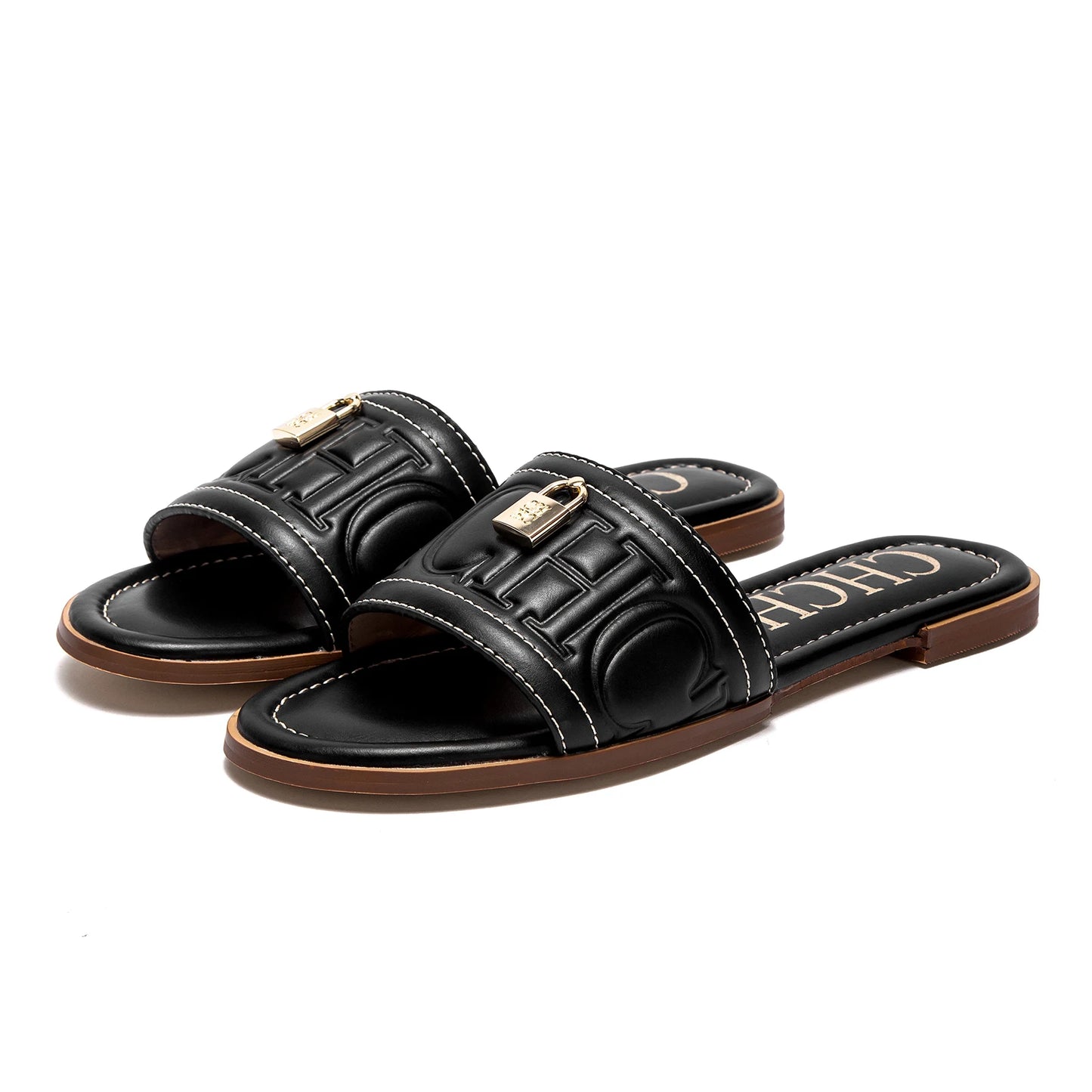 Flat Shoes  Solid Color Sandals Simple Fashion Slippers