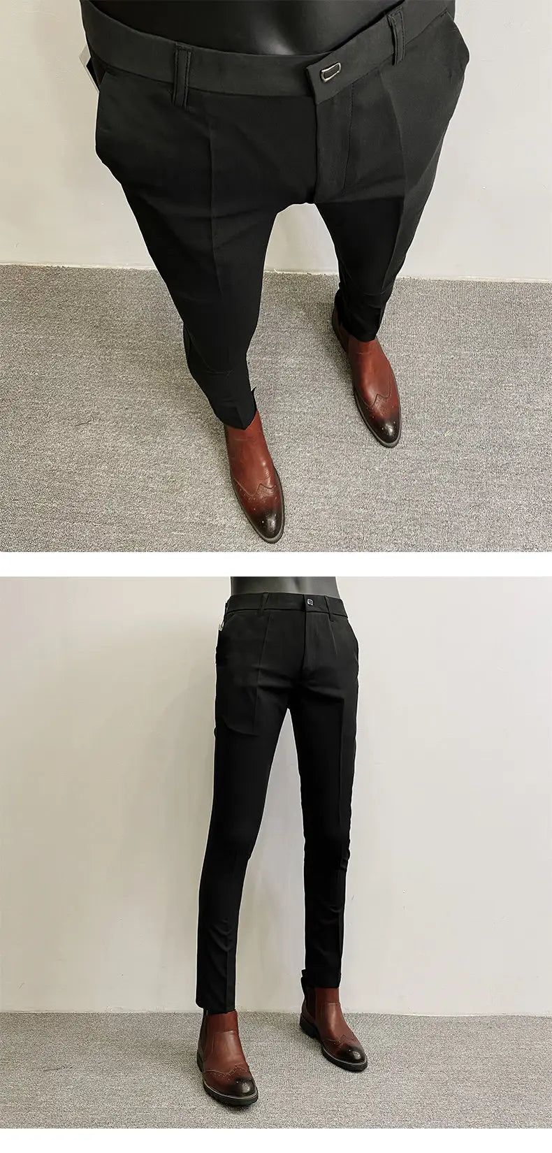 Stretch Slim Fashion New Men Clothing