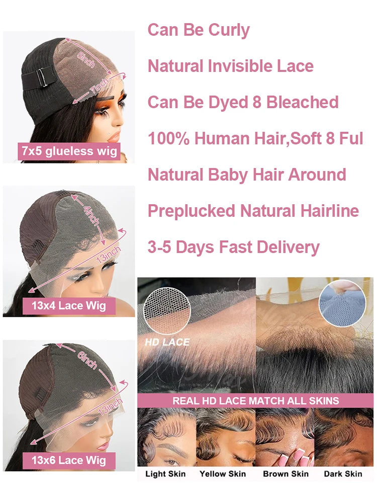 Deep Wave Frontal Wig  Glueless