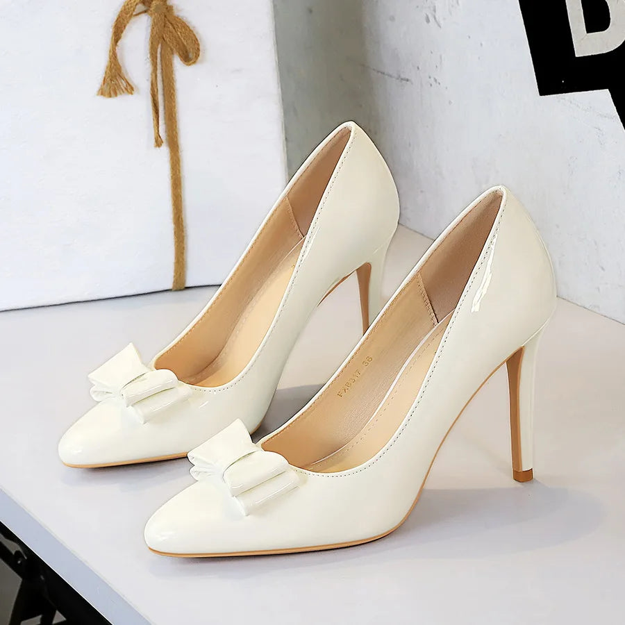 High Heels Lady Korean Style Fashions Toe Shoes