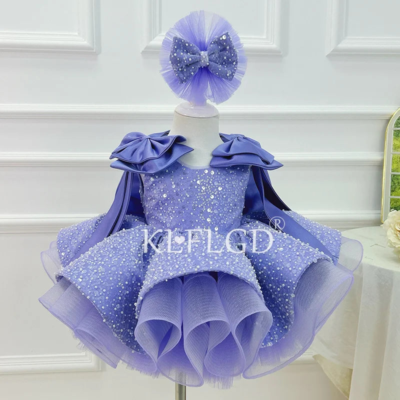 Light luxury baby girl beauty pageant dress