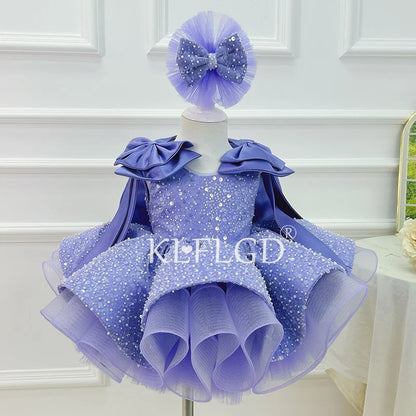 Light luxury baby girl beauty pageant dress