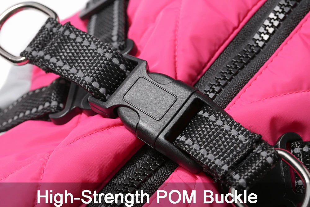 Waterproof Pet Jacket With Harness