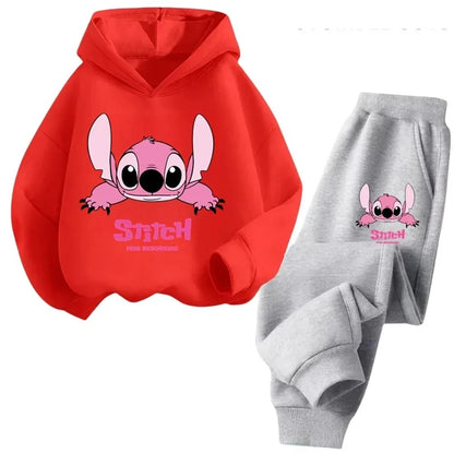 Stitch Kawaii Fashion Pullover Sweatshirti Girls Boy and Kids