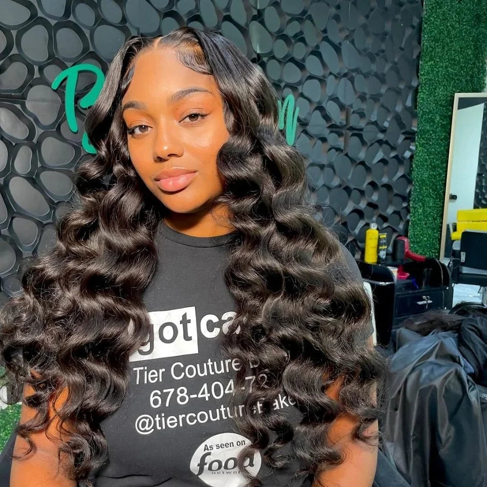 Full Deep Water Wave Lace Frontal Wig