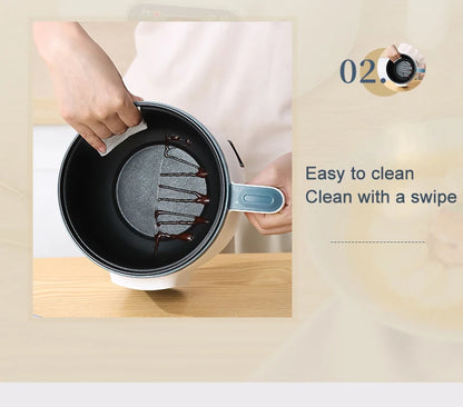 1.7L Electric Rice Cooker Single Double  Pot For Home