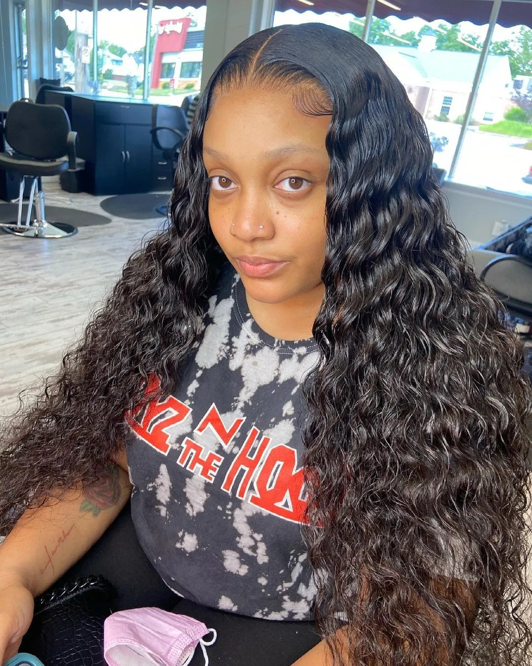 Deep Wave Frontal Wig  Glueless