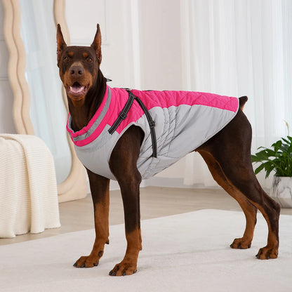 Waterproof Pet Jacket With Harness