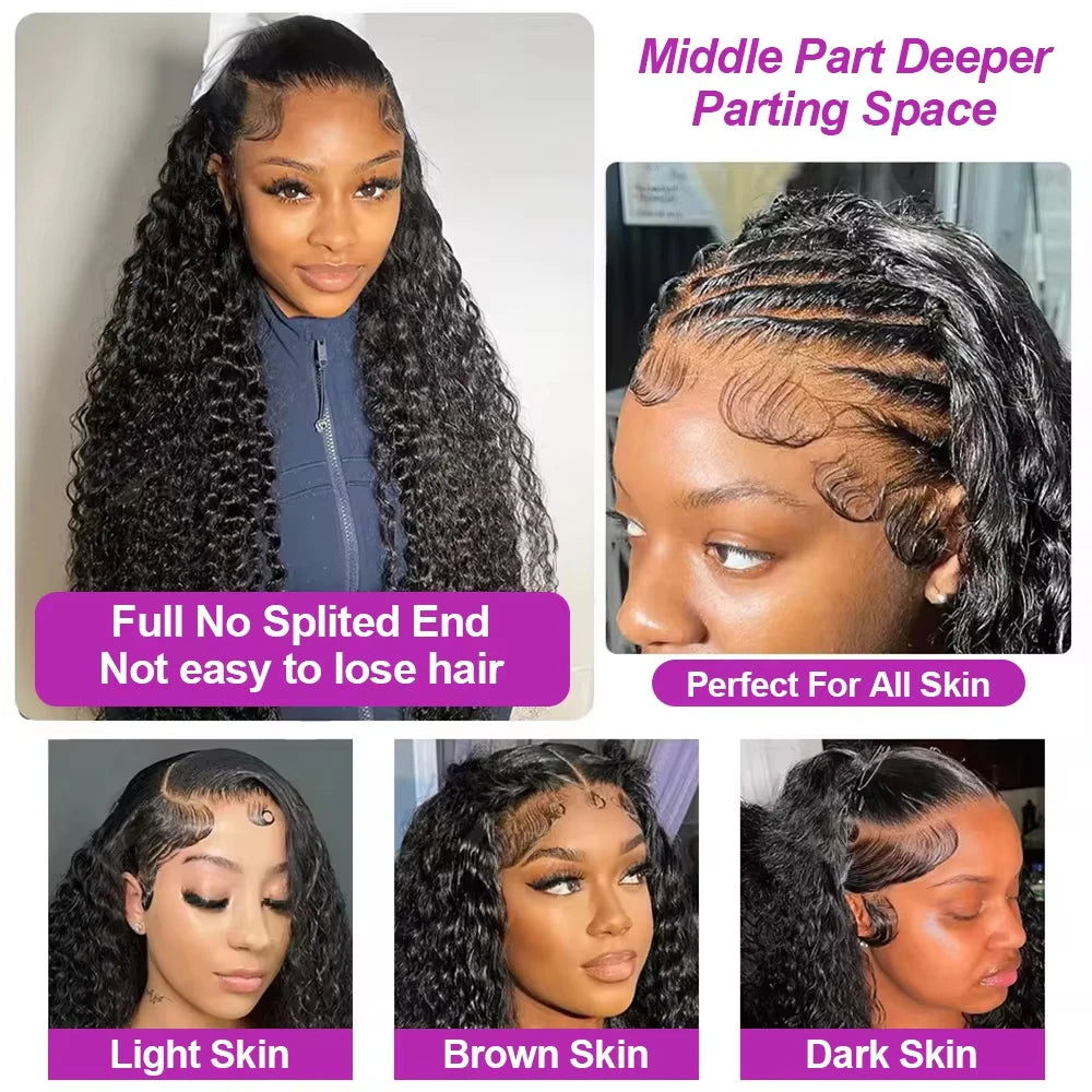 Wig Brazilian 360 Full Curly Wigs