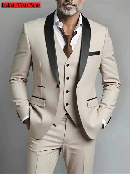 Elegant Men's Suit Sets- Slim Fit