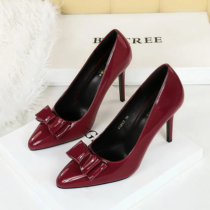 High Heels Lady Korean Style Fashions Toe Shoes
