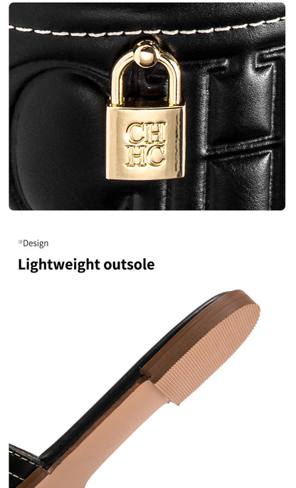 Flat Shoes  Solid Color Sandals Simple Fashion Slippers