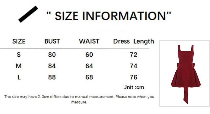 Mini Dress Straps Square