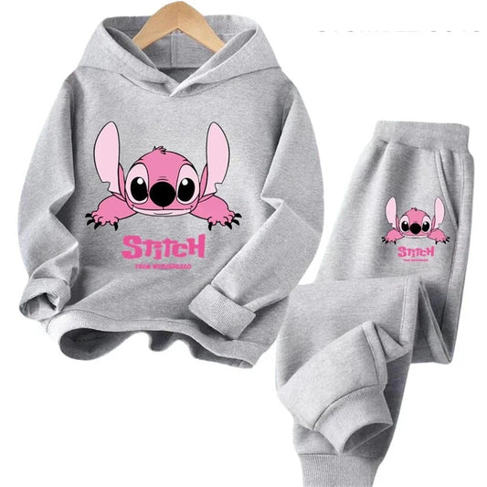 Stitch Kawaii Fashion Pullover Sweatshirti Girls Boy and Kids