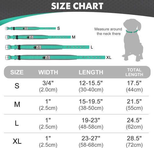 Padded Dog Collars for small Medium