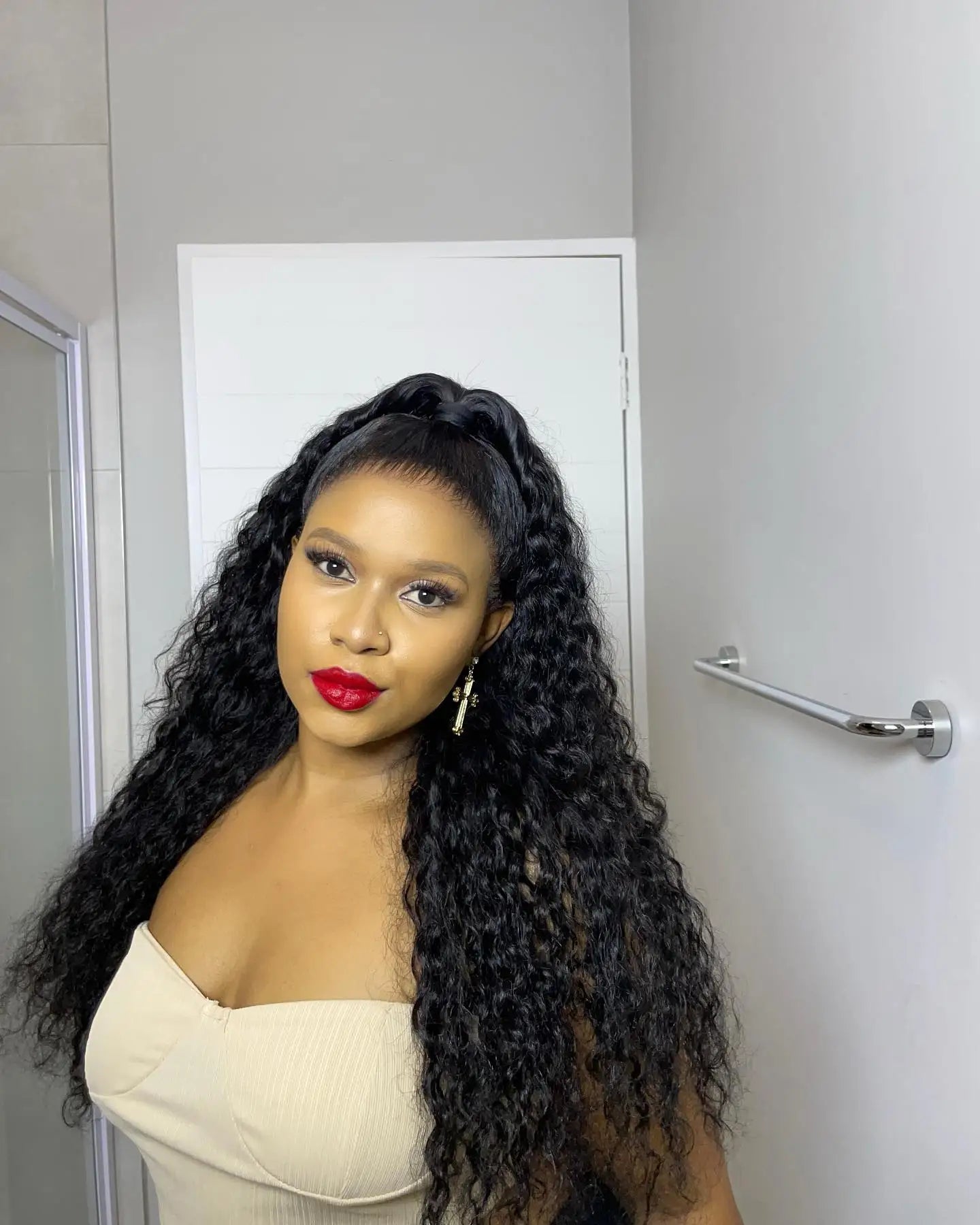 Deep Wave Frontal Wig  Glueless