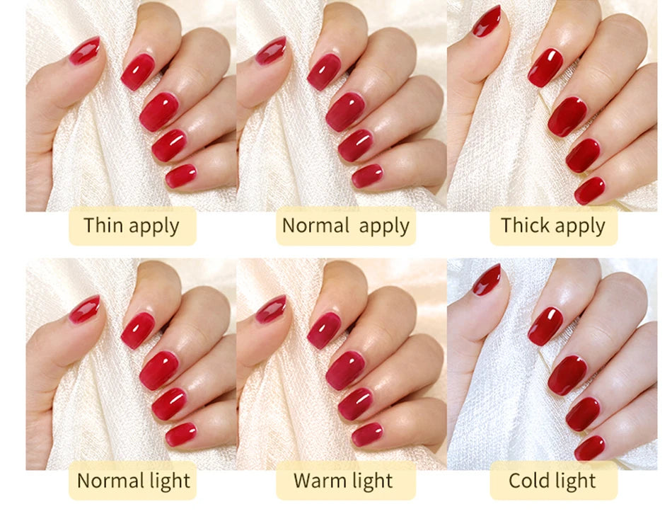 Semi-Permanent Varnish Soak Off Self Leveling UV LED Gel