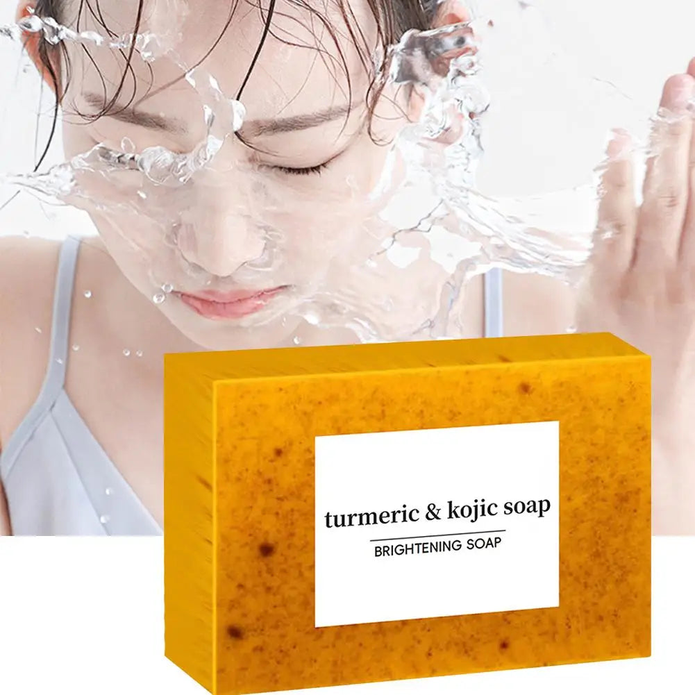 100g Turmeric Hand Made Soap, Lemon Kojic Acid