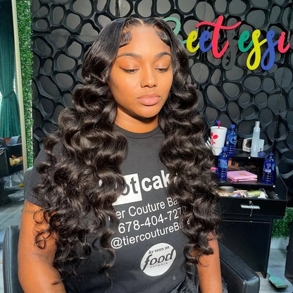 Full Deep Water Wave Lace Frontal Wig