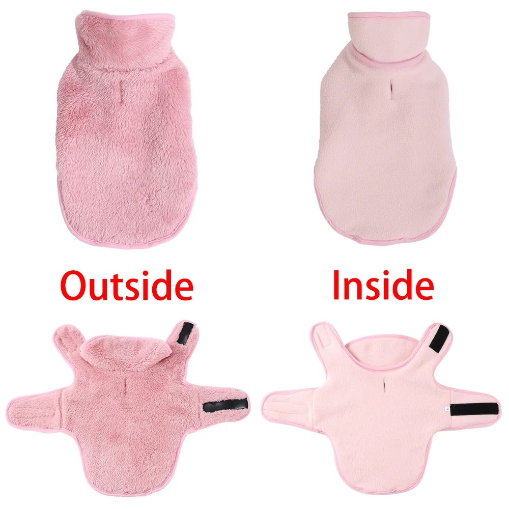 Vest For Winter Warm Fleece Pet Coat & cat