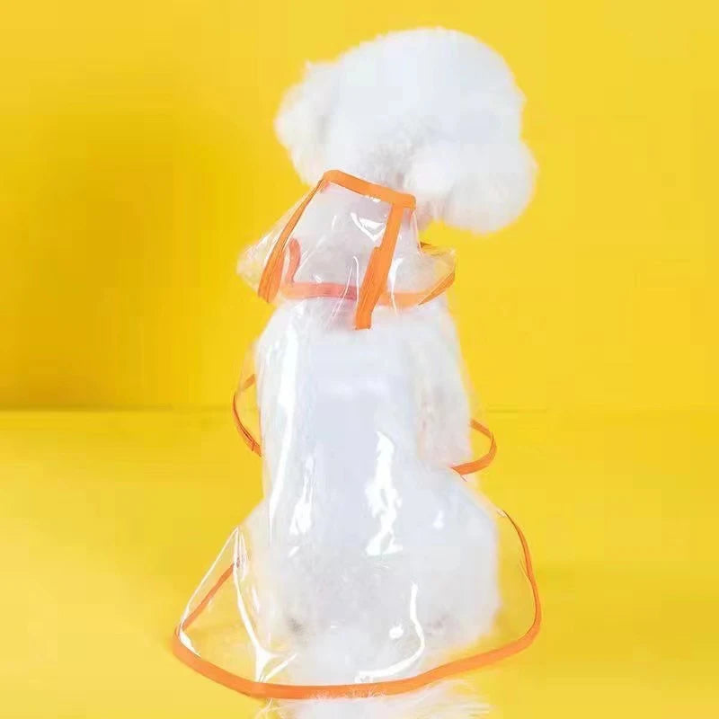 Pet Dog Puppy Transparent Rainwear Waterproof